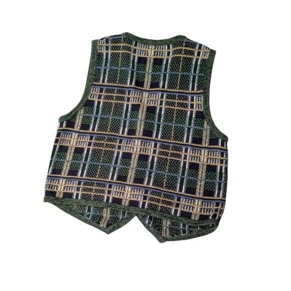 North Crest Vintage 90's Sweater Vest Size L - Picture 2 of 5
